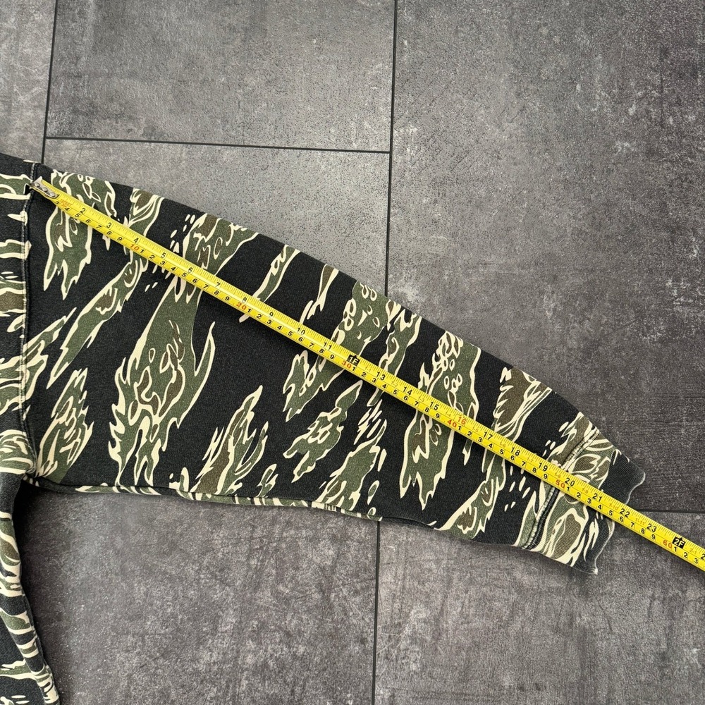 Revenge Tiger Camo Hoodie Green Black White Graphic Skull Mens XL XXXTentacion - Picture 5 of 7